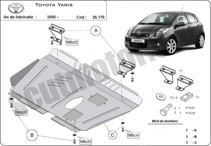 Ulei motor toyota yaris benzina