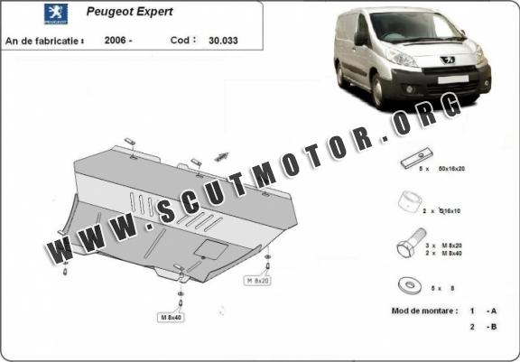Scut motor metalic Peugeot Expert