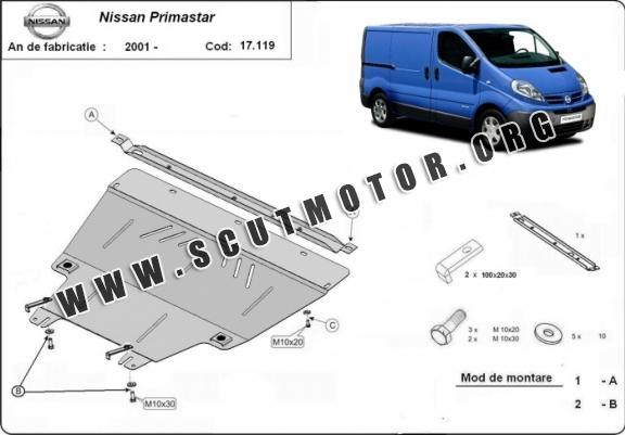 Scut motor metalic Nissan Primastar