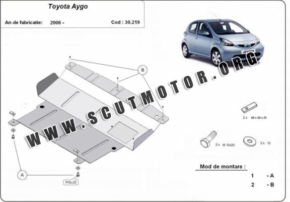 Scut motor metalic Toyota Aygo AB10