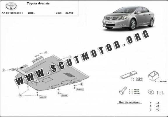 Scut motor metalic Toyota Avensis