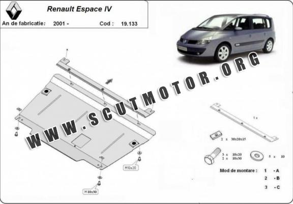 Scut motor metalic Renault Espace IV