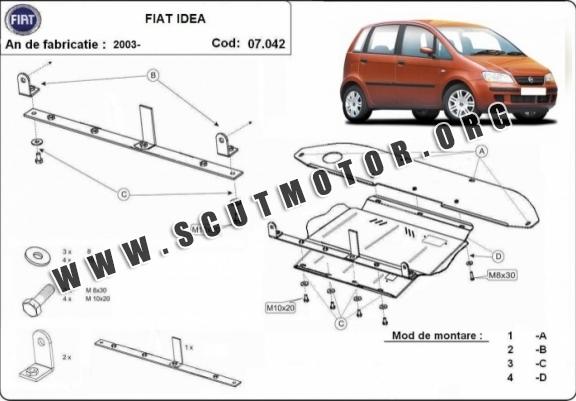 Scut cutie de viteză Fiat Idea