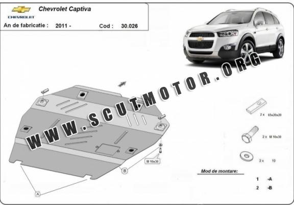 Scut motor metalic Chevrolet Captiva 