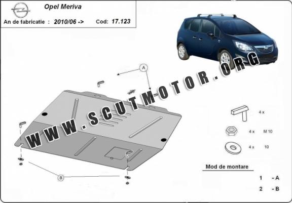 Scut motor metalic Opel Meriva B