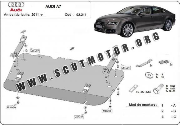 Scut motor metalic Audi A7