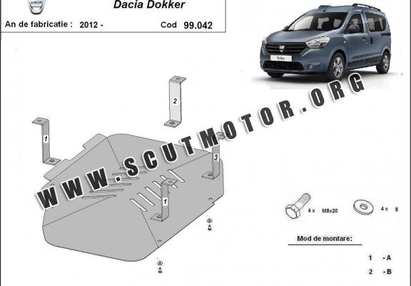 Scut rezervor Dacia Dokker