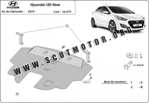 Scut motor metalic Hyundai i30