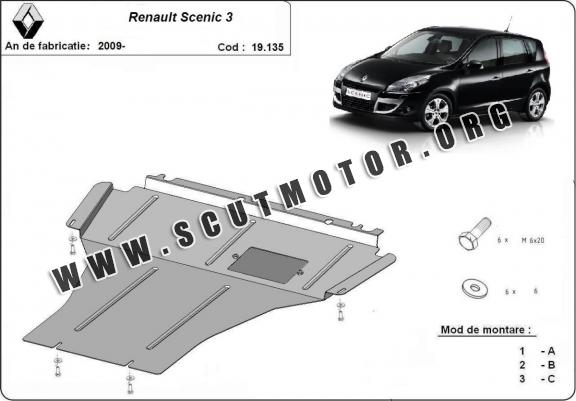 Scut motor metalic Renault Scenic 3