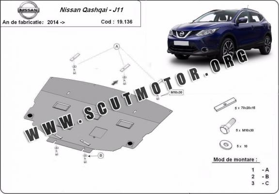 Scut motor metalic Nissan Qashqai J11