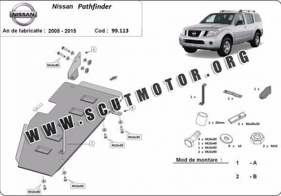 Scut rezervor Nissan Pathfinder D40