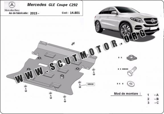 Scut motor metalic GLE Coupe C292