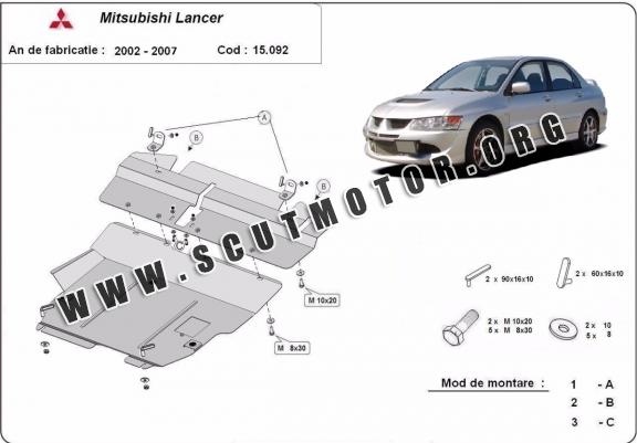 Scut motor metalic Mitsubishi Lancer