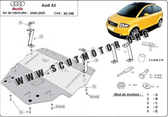 Scut motor metalic Audi A2