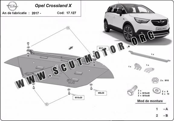 Scut motor metalic Opel Crossland X