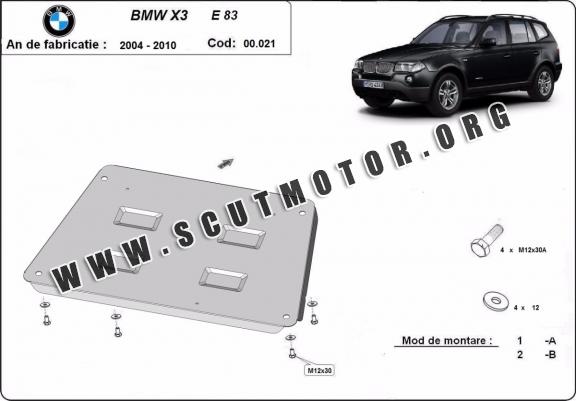 Scut motor metalic BMW X3