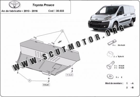 Scut motor metalic Toyota Proace