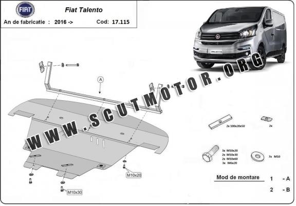 Scut motor metalic Fiat Talento
