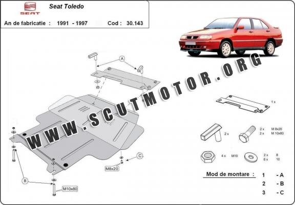 Scut motor metalic Seat Toledo