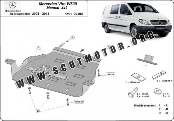 Scut cutia de viteză Mercedes Vito W639 - 2.2 D 4x2