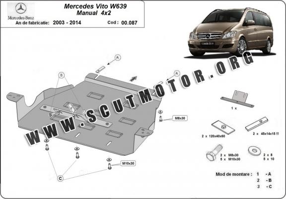Scut cutia de viteză Mercedes Viano W639 - 2.2 D 4x2