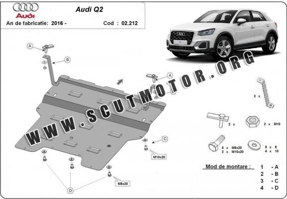 Scut motor metalic Audi Q2