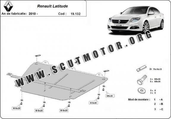 Scut motor metalic Renault Latitude
