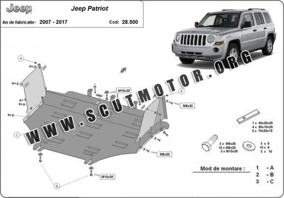 Scut motor metalic Jeep Patriot