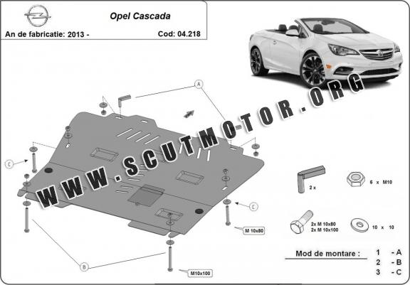 Scut motor metalic Opel Cascada