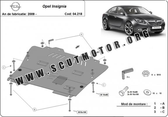 Scut motor metalic Opel Insignia
