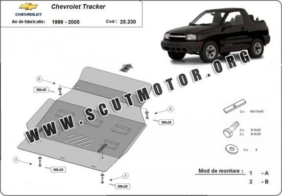 Scut motor metalic Chevrolet Tracker
