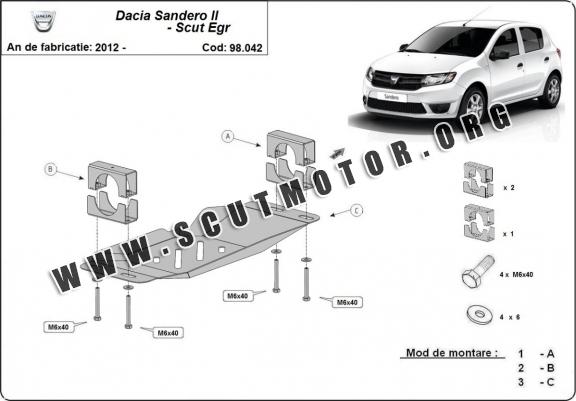 Scut Sistem Stop&GO, EGR Dacia Sandero 2