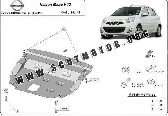 Scut motor metalic Nissan Micra