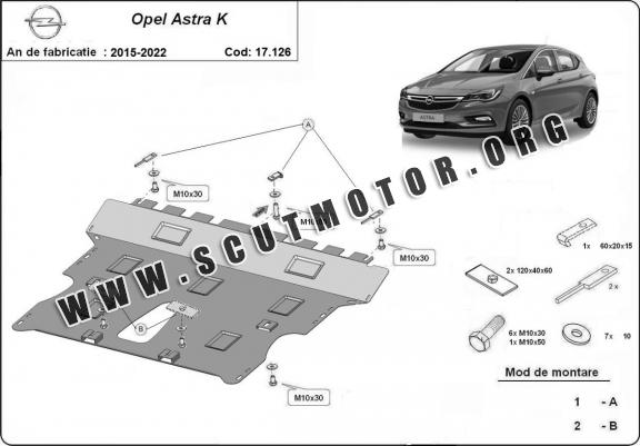 Scut motor metalic Opel Astra K