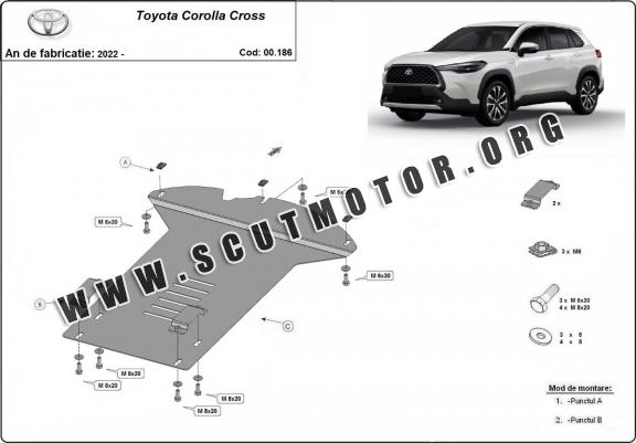 Scut antifurt catalizator pentru Toyota Corolla Cross
