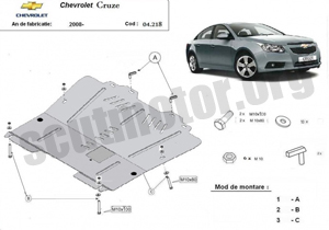 Scut motor metalic Chevrolet Cruze