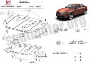 Scut motor metalic Seat Exeo