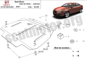 Scut metalic cutie de viteza automata Seat Exeo