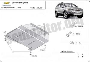 Scut motor metalic Chevrolet Captiva