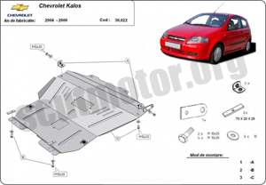 Scut motor metalic Chevrolet Kalos