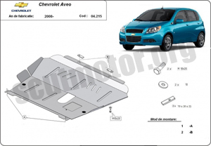 Scut motor metalic Chevrolet Aveo