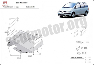 Scut metalic Seat Alhambra