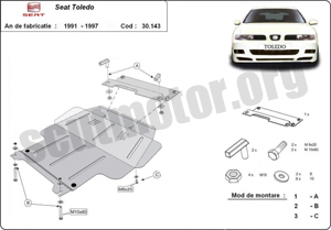Scut motor metalic Seat Toledo