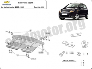 Scut motor metalic Chevrolet Spark
