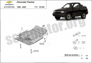 Scut Motor Metalic Chevrolet Tracker