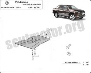 Scut cutie si diferential Volkswagen Amarok, motorizare 2.0,2.2,2.5Tdi,4x4, dupa 2010