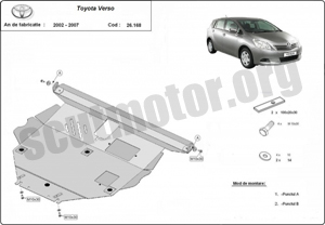 Scut motor Toyota Corolla Verso