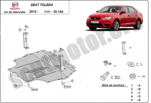 Scut motor metalic Seat Toledo dupa 2012