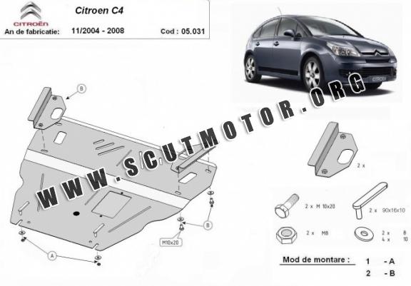 Scut motor metalic Citroen C4