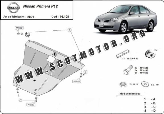 Scut motor metalic Nissan Primera P12